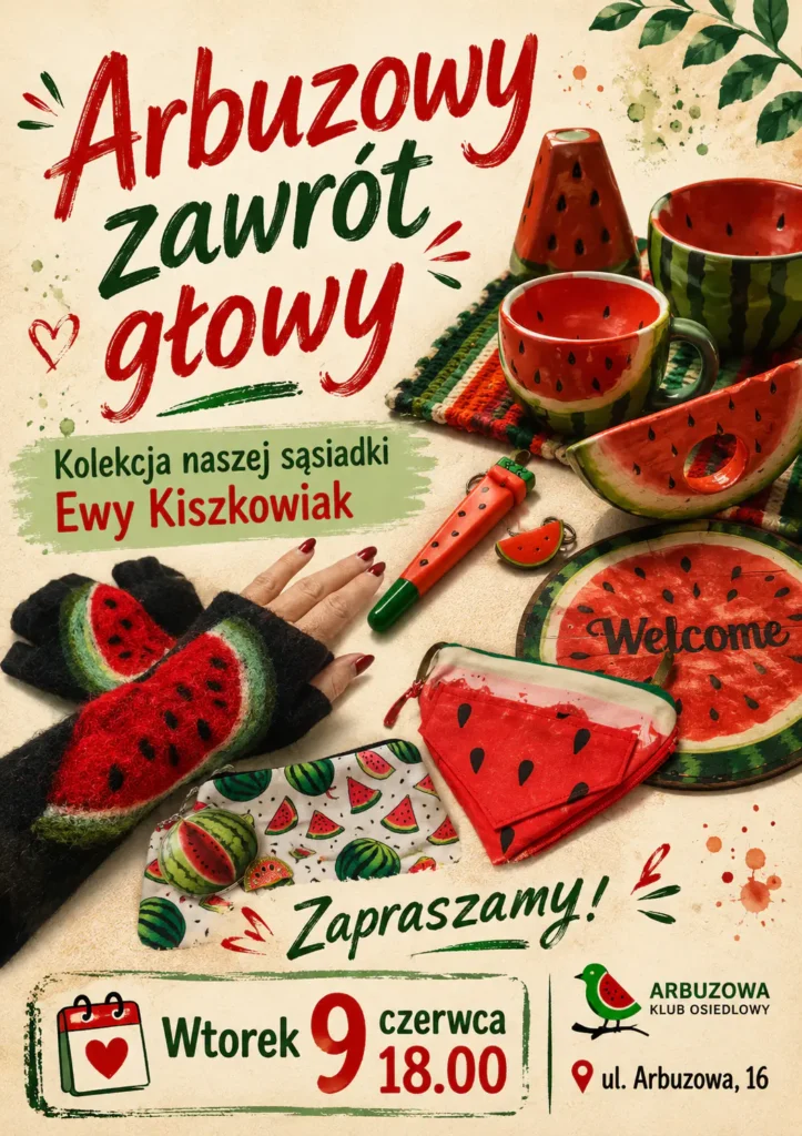 Arbuzowy zawrót głowy
9 czerwca 2026